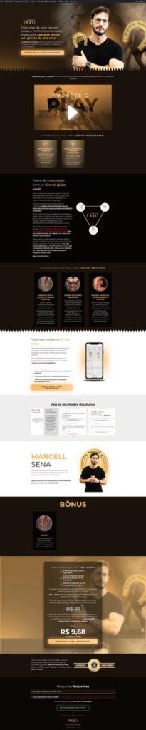 modelo de landpage hypeboost