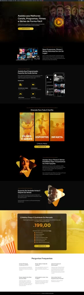 modelo de landpage hypeboost 4