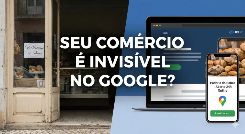 Empresa local sendo encontrada no Google através de um site profissional criado pela HBBZ